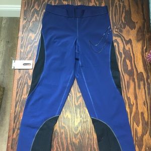Blue nike leggings